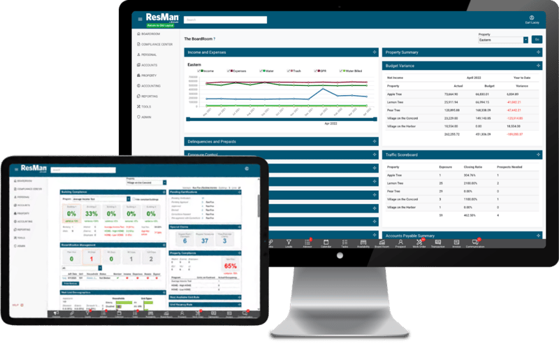 ResMan New UI (Desktop & Tablet)